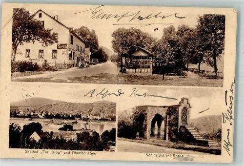 Rhens Gasthaus Zum Kripp Oberlahnstein Dorfstraße Königstuhl