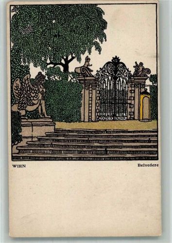 Wien WW 298 Belvedere von Franz Bernhard Kuhn