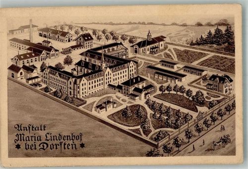 Dorsten Anstalt Maria Lindenhof Zeichnung