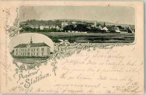 Chrudim 1900 Slatina Ort lt. Stempel