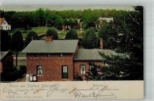 Albersdorf 1906 Bahnhof