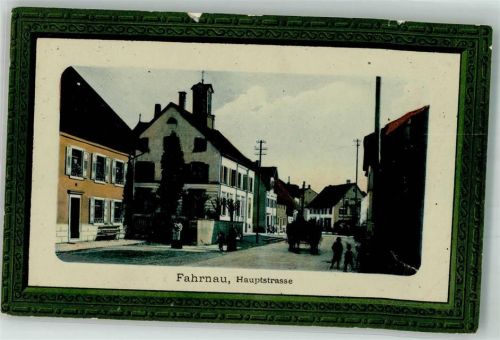 Fahrnau 1916 Passepartout Hauptstrasse