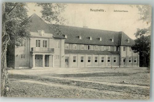 Neustrelitz 1915 Gasthaus Schützenhaus Reserve-Lazarett-Stempel