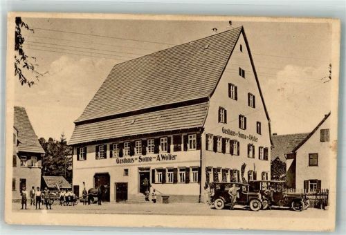 Balingen Gasthaus zur Sonne Fuhrwerk