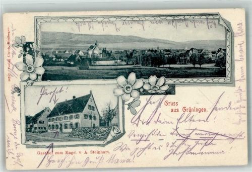 Grüningen 1903 Gasthaus zum Engel