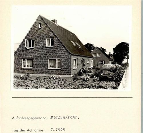 Midlum Foto montiert auf Karton