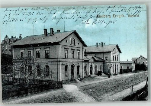 Stollberg 1918 Bahnhof