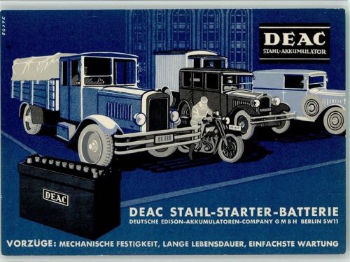 Deac Stahl Akkumulator Batterie Lastwagen Motorrad