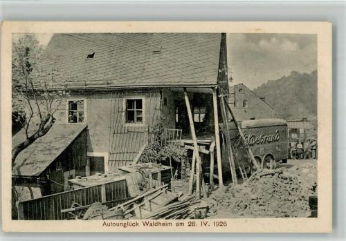 Waldheim Auto Unglück 28. April 1926