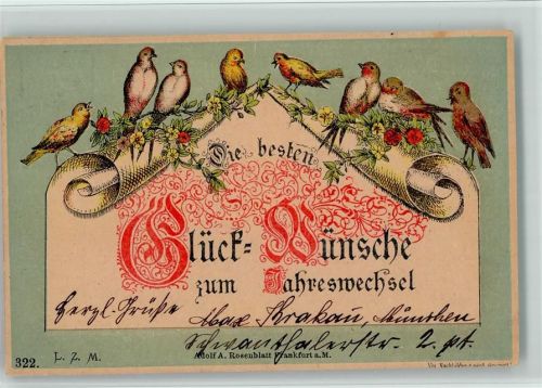 München 1889 Neujahr Zrenner 322