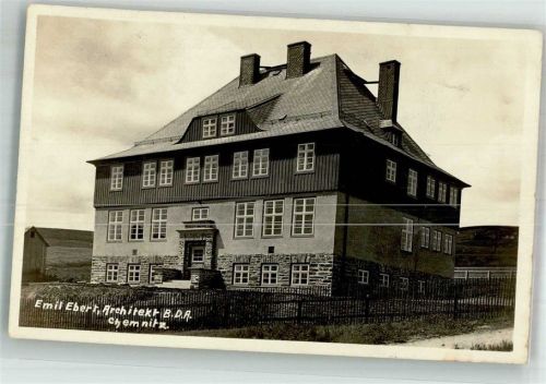 Hammerunterwiesenthal Schulhaus Einweihung 12. Aug. 1928 Bahnpost Cranzahl-