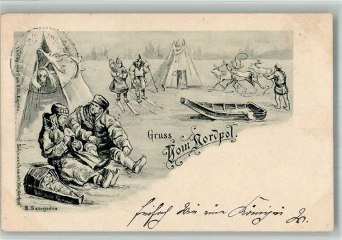 III. Samojeden Indigene Volkstypen Verlag Gustav Röhl, Kapitän Adelskorrespondenz Expedition Nordpol 1898 BOAKC