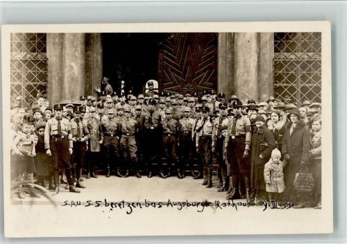 W8900 Augsburg , Bay Rathaus Besetzung 1933 SS BOAKC