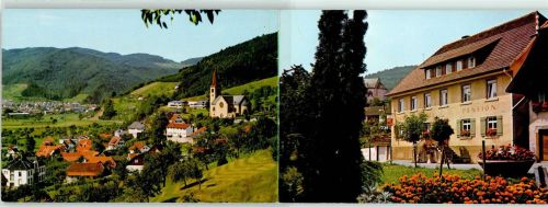 77716 W7612 Fischerbach Klapp AK Gasthaus Zum Engel