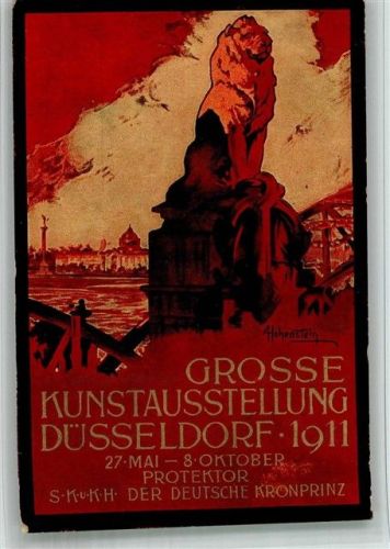 Düsseldorf 1911 sign. Adolfo Hohenstein