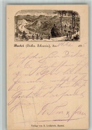 Bastei 1885 Privatganzsache