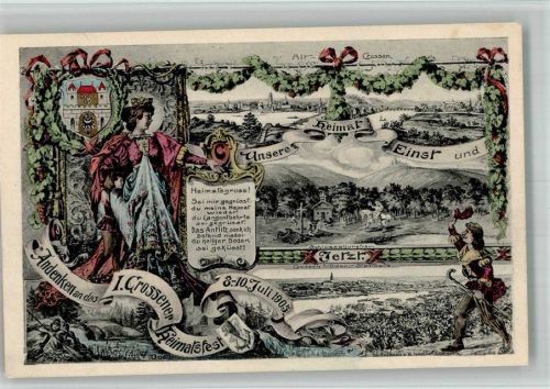 Crossen a.d. Oder 1905 Sagen Schlüsseljungfrau I. Crossener Heimatfest 1905