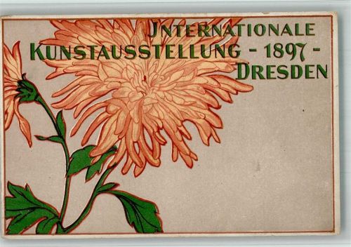 Dresden 1897 Kunstausstellung Lithographie