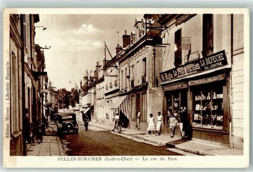 41130 Selles-sur-Cher - la Rue du Pont Oldtimer