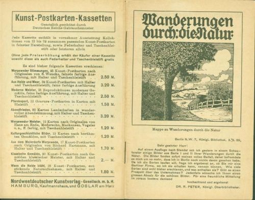 Hamburg für Enkagé Kunstmappen Liste aller Kunstmappen Nordwestdeutscher Kunstverlag