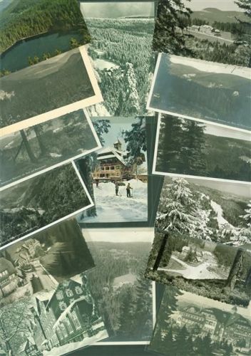 Ruhestein Lot mit 23 AK oft mit Haftspuren und beschnitten