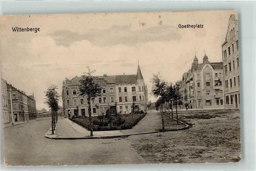 Wittenberge 1916 Goetheplatz