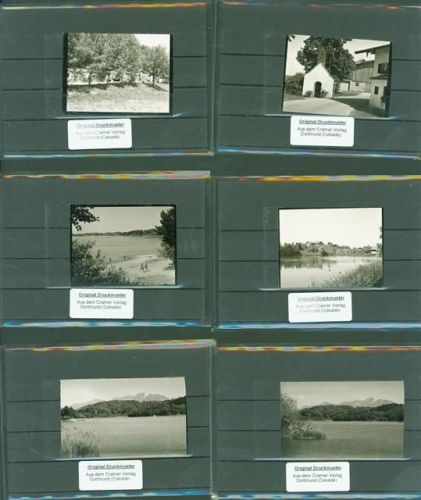 Seeham Lot mit 7 Fotos Seeansichten Original aus Archiv eines Ansichtskartenverlages FOTO KEINE AK