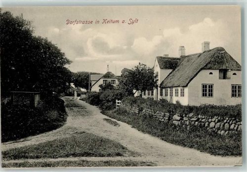 Keitum Dorfstraße Reethäuser
