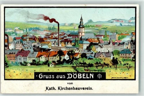 Döbeln sign. A. Thallwitz Spendenaufruf
