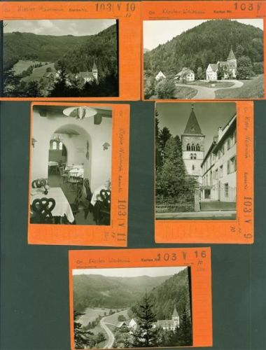 Weitenau Lot mit 5 AK Musterkarten Original aus Metzarchiv Bestellvorgänge und Auflagenzahlen