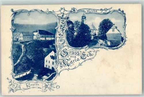 Siegsdorf Kloster Maria Eck Kirche Ort handschriftlich