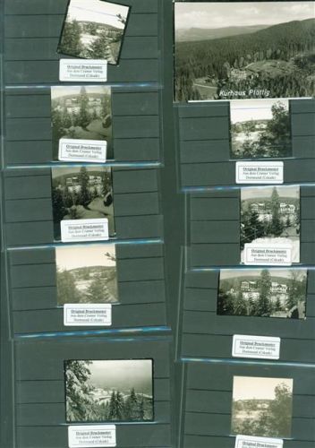 Plättig Lot mit 13 Fotos Original aus Archiv eines Ansichtskartenverlages