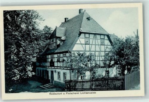 Niederwiesa Gasthaus Restaurant u. Fleischerei Lichtenwalde