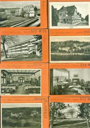 Bad Sebastiansweiler Lot mit 24 AK Musterkarten Original aus Metzarchiv Bestellvorgänge und Auflagenzahlen