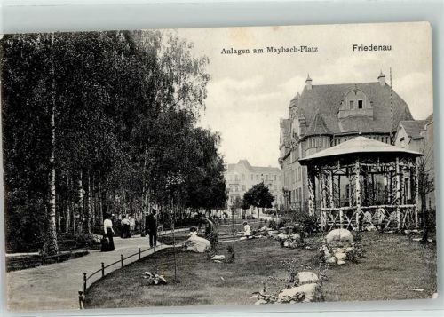 Friedenau 1908 Anlagen am Maybach-Platz