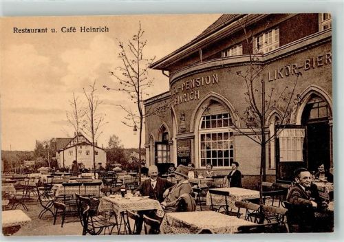 Birkenwerder Gasthaus Cafe Heinrich Pension Likör Schultheiss Bier Terrasse