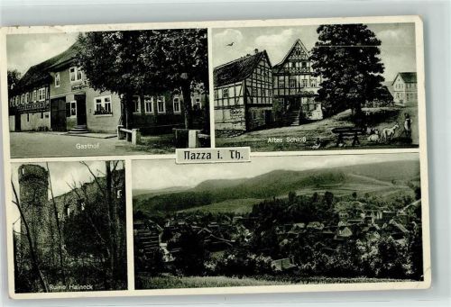 Nazza Gasthaus Altes Schloss Ruine Haineck