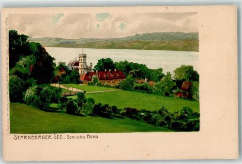 Berg 1900 Zieher, Ottmar Künstlerkarte Nr. 1285 Schloss Berg