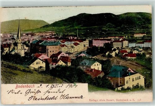 Decin 1901 Kirche fabrik