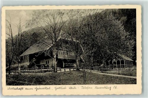 Neuenbürg Gasthaus zum Grösseltal Gottlieb Weik