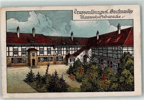 Grafenwöhr Truppenübungsplatz Mannschaftsbaracke E. Felle