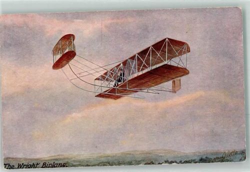 The Wright Biplane Tucks Oilette Nr.9943