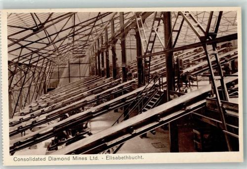 Lüderitz Elisabethbucht Diamond Mines Industrie Laufbänder Kupfertiefdruck Knackstedt & Co Verlag Hubrich Nr. 17 AK