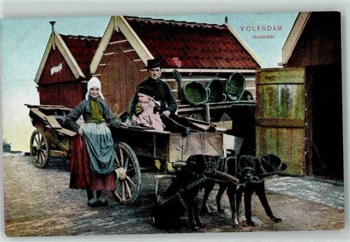 Volendam Familie Trachten Hondekar