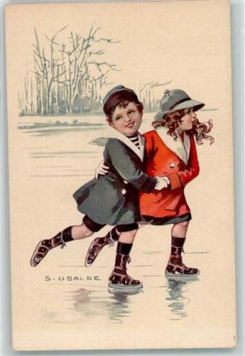 1922 sign. S. Ubalde Kinder AK