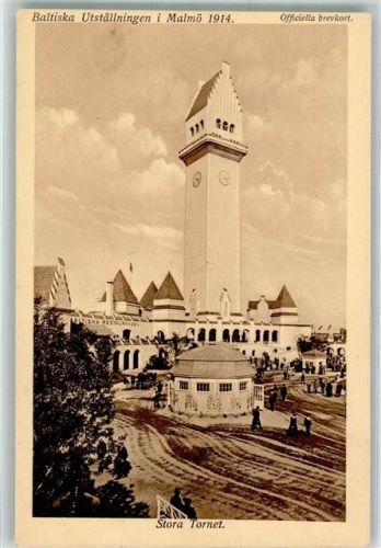 Malmö 1914 Baltiska Utställningen Stora Tornet