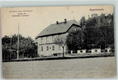 Dippoldiswalde 1918 Gasthaus zum Steinbruch