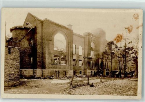 Milwaukee Feuerwehr St. Aemellian´´s Orphanage St. Francis