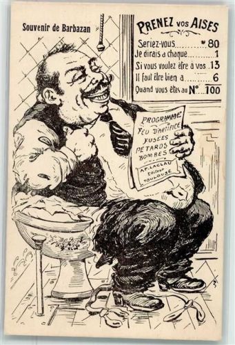 Souvenir de Barbazan Toilette Zeitung