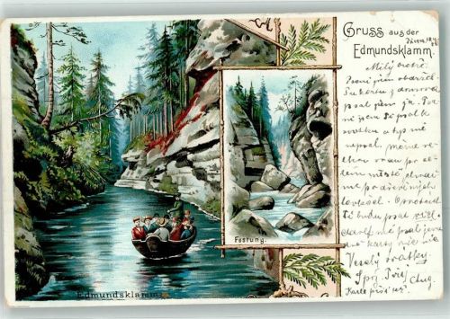 Hrensko 1900 Edmundsklamm Festung